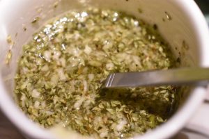DSC_0298 • nogetiovnenstaging.com Hvidløgsbrød med rugmel - groft hvidløgsbrød