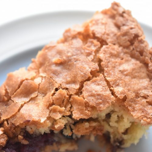 Kage med kokos og blåbær - nem og SÅ lækker kokoskage