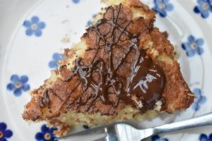 Kage med kokos og chokolade - nem opskrift på kokoskage 