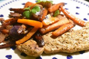 Stegte grøntsager med honning - nem opskrift