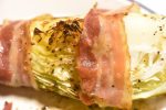 Spidskål med bacon - stegt i ovn. Nemt og lækkert
