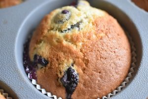 Blåbærmuffins - opskrift på muffins med blåbær