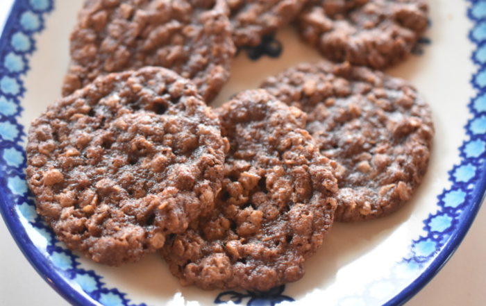 Havregrynssmåkager med chokolade - nem opskrift