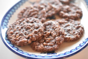 Havregrynskager med chokolade nem opskrift