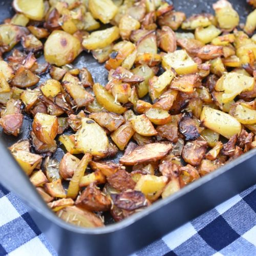 Kartofler i tern i ovn - kartoffeltern m. rosmarin