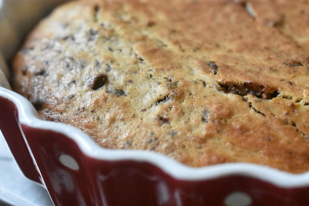 Banankage - nem opskrift på klassisk banankage med chokolade