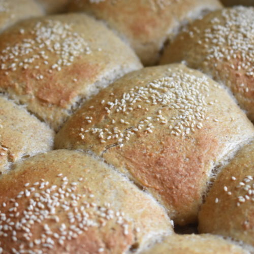 Burgerboller - den bedste opskrift på bløde, grove burgerboller