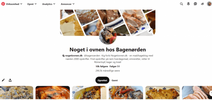 Følg Bagenørden på Pinterest