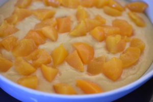 Ferskentærte - kage med fersken og marcipan - opskrift