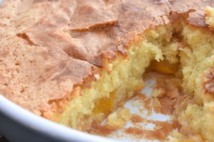 Ferskentærte - kage med fersken og marcipan - opskrift