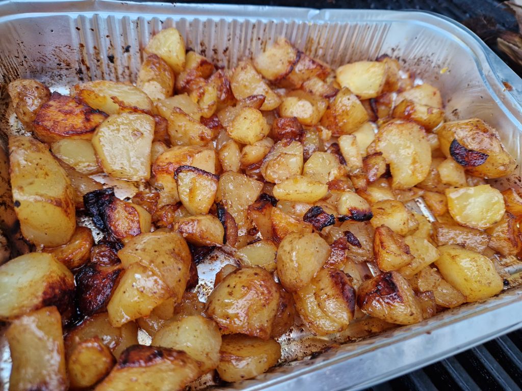 Sprøde kartofler på grill - sprøde - nem opskrift