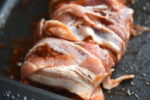 Svinemørbrad med bacon - glaseret