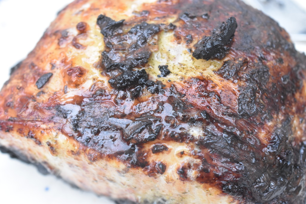 Kamsteg på grill - grillet marineret kamsteg