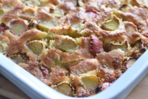 Rabarberkage med kokos - den bedste opskrift