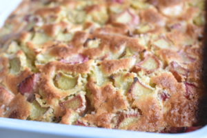 Rabarberkage med kokos - den bedste opskrift