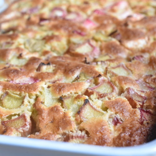 Rabarberkage med kokos - den bedste opskrift