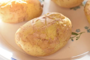 Bagekartofler - bagte kartofler i mikroovn