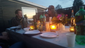 Sommerfest og kærlighed - fest for Amanda