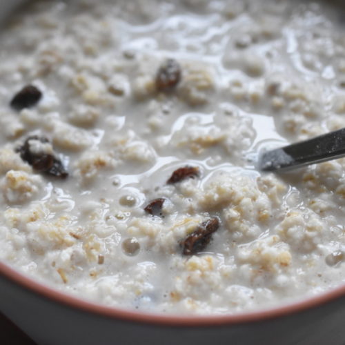 Havregrød - i mikroovn eller i gryde. Nem opskrift