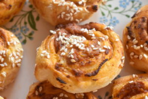 Butterdejssnegle med pesto - lækre pestosnegle