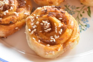 Butterdejssnegle med pesto - lækre pestosnegle