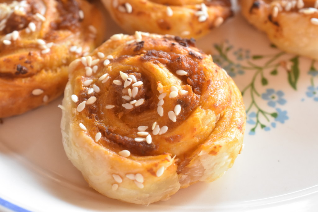 Butterdejssnegle med pesto - lækre pestosnegle