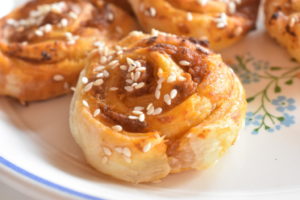 Butterdejssnegle med pesto - lækre pestosnegle