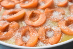 Abrikostærte - nem kage med friske abrikoser