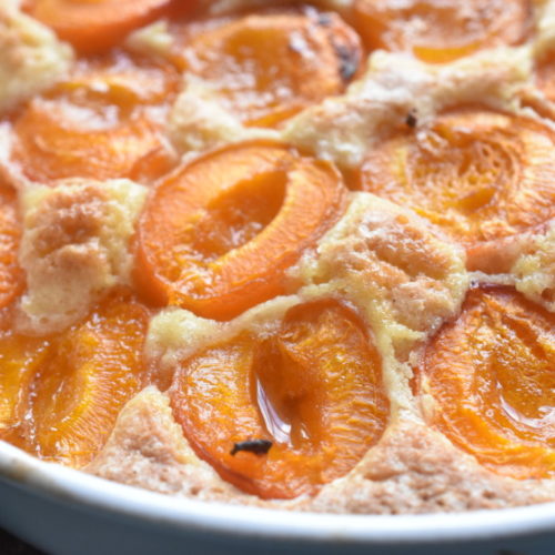 Abrikostærte - nem kage med friske abrikoser