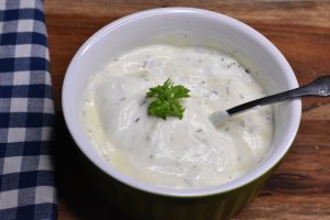 Creme fraiche dressing - nem lækker opskrift