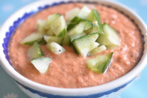 Gazpacho - kold tomatsuppe - nem opskrift