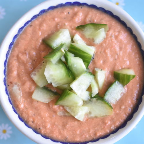 Gazpacho - kold tomatsuppe - nem opskrift