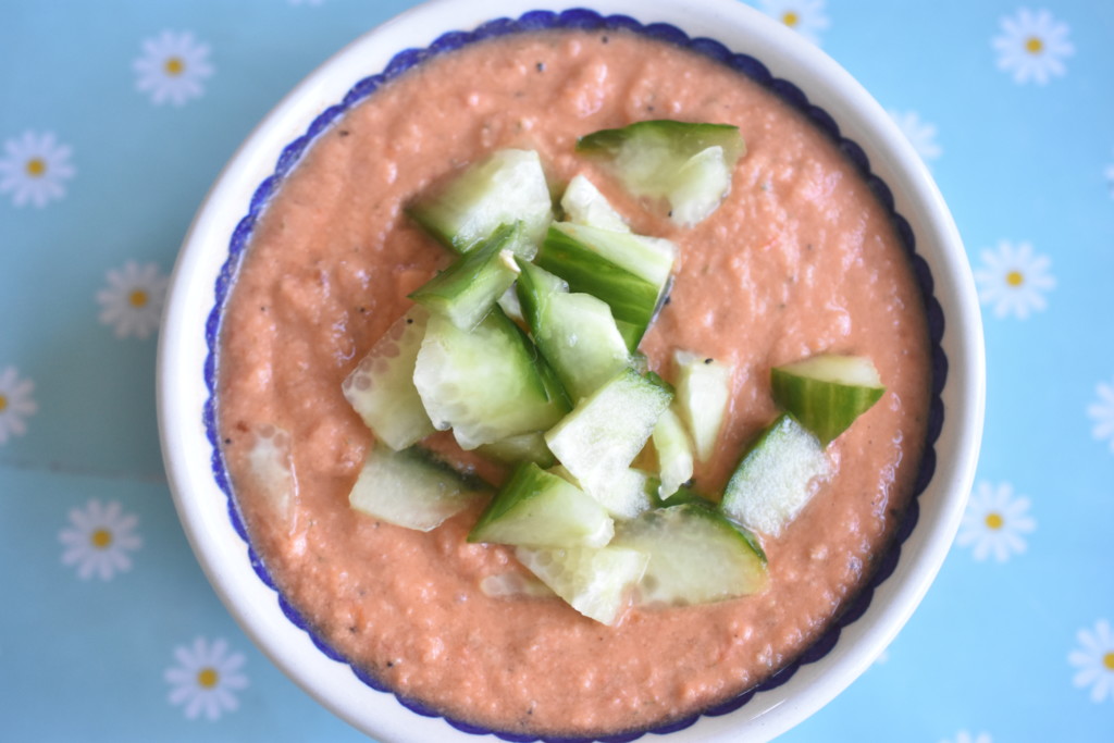 Gazpacho - kold tomatsuppe - nem opskrift