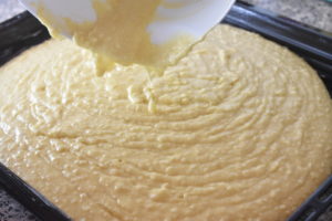 Rabarberkage i bradepande - nem rabarber kage 