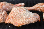 Kylling på grill - med røget paprika og sesamfrø