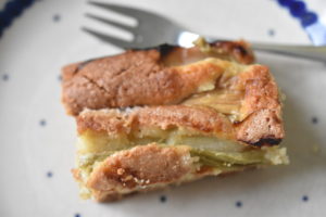 Dessertkage med rabarber - bradepandekage