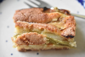 Dessertkage med rabarber - bradepandekage