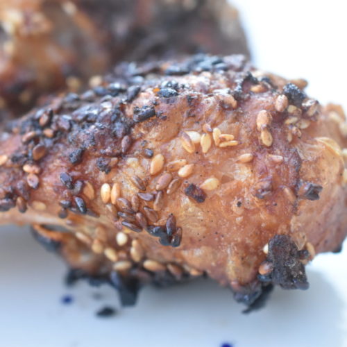 Kylling på grill - med røget paprika og sesamfrø