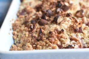 Figner - opskrift på sød og lækker figencrumble