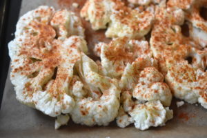 Bagt blomkål med paprika - nem og lækker opskrift