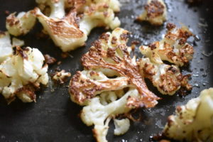 Bagt blomkål med parmesan - blomkål i ovn