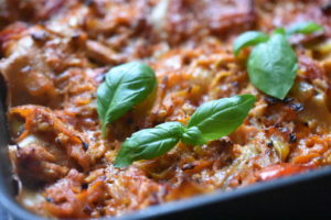 Kyllingelasagne - opskrift på lasagne med kylling