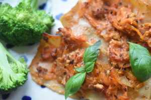 Kyllingelasagne - opskrift på lasagne med kylling