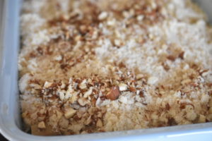 Rabarbercrumble - opskrift på nem & lækker crumble