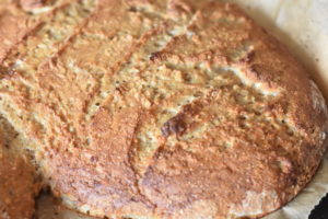 Franskbrød med rugmel og havregryn - opskrift