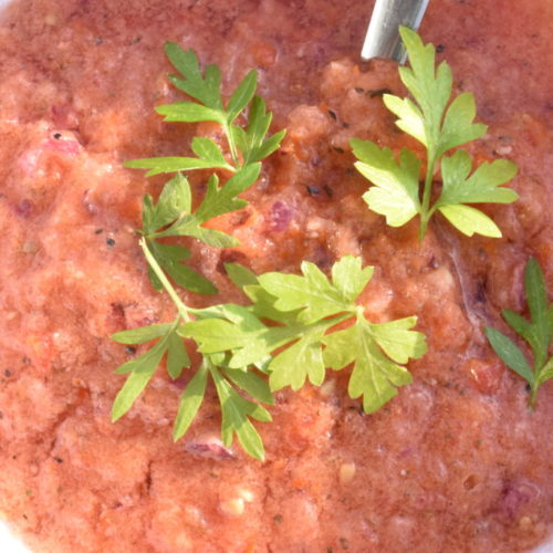 Tomatsalat - opskrift på nem salsa med tomat