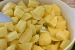 Svinemørbrad med bouillonkartofler i stegeso