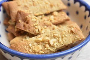 Karamelsnitter med peanuts - nem opskrift