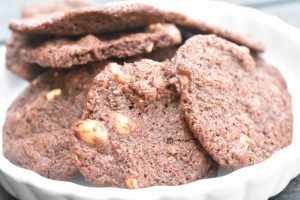 DSC_0831 • nogetiovnen.dk Chokolade cookies med brun farin og peanuts