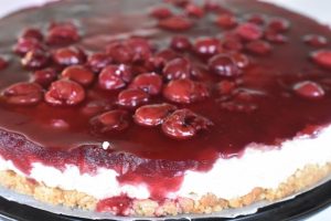 Risalamande kage - dessertkage med digestive